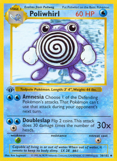 Poliwhirl card for Base Set