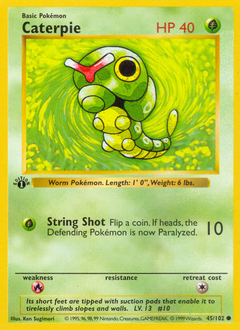 Caterpie card for Base Set