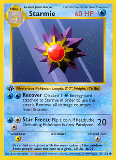 Starmie card for Base Set