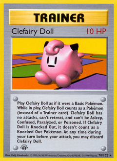 Clefairy Doll card for Base Set