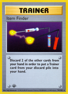 Item Finder card for Base Set