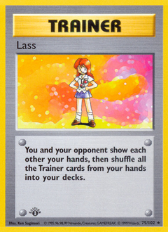 Lass card for Base Set