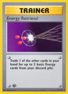 Energy Retrieval card for Base Set