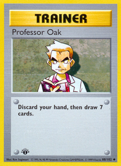 Professor Oak card for Base Set