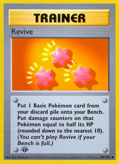 Revive card for Base Set