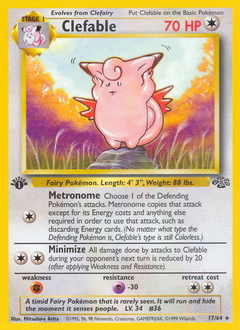 Clefable card for Jungle