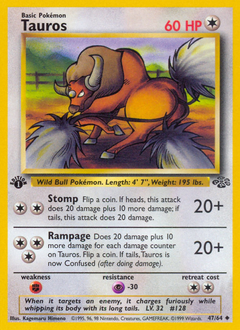 Tauros card for Jungle
