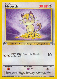 Meowth card for Jungle