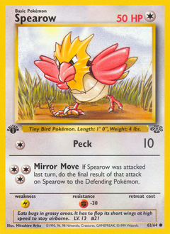 Spearow card for Jungle