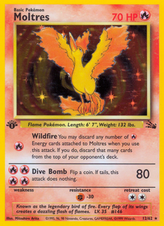 Moltres card for Fossil