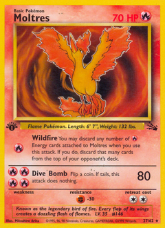 Moltres card for Fossil