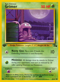 Grimer card for Fossil