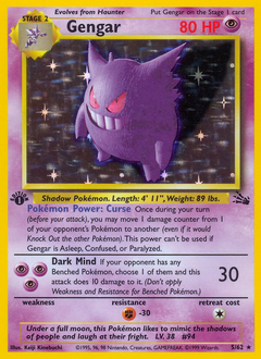 Gengar card for Fossil