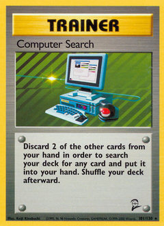Computer Search card for Base Set 2
