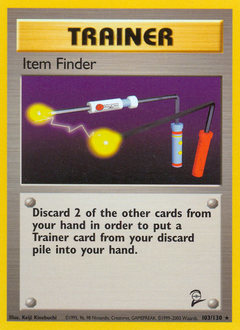 Item Finder card for Base Set 2