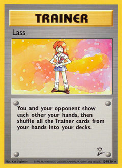 Lass card for Base Set 2