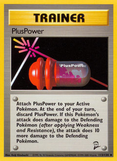 PlusPower card for Base Set 2