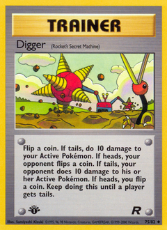 Digger card for Team Rocket
