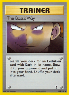 The Boss’s Way card for Legendary Collection