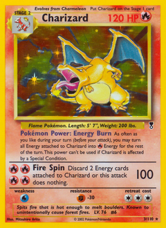 Charizard card for Legendary Collection
