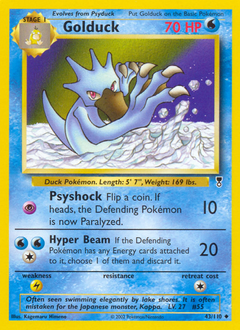 Golduck card for Legendary Collection