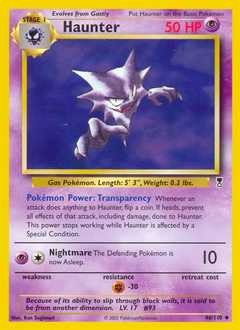 Haunter card for Legendary Collection