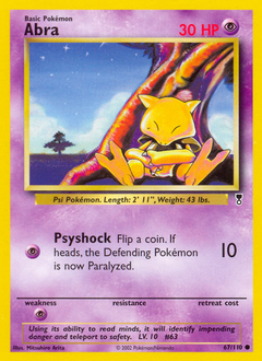 Abra card for Legendary Collection