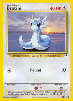 Dratini card for Legendary Collection