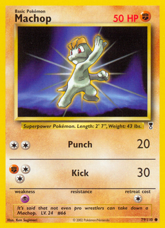 Machop card for Legendary Collection