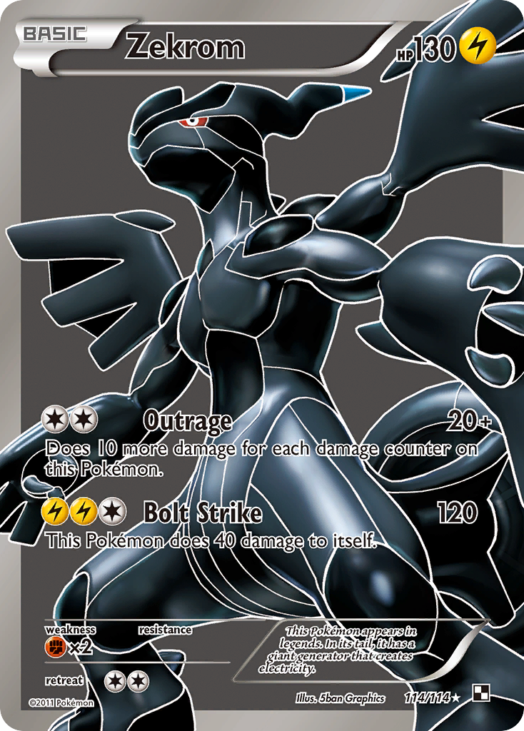 Zekrom Black And White Pokémon Tcg Guru 