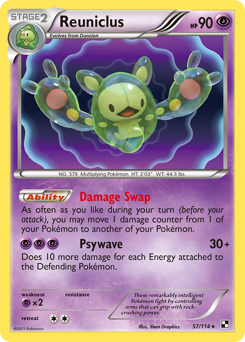 Reuniclus card for Black & White