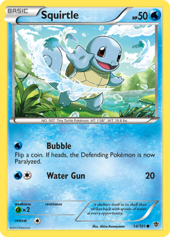 Squirtle card for Plasma Blast