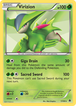Virizion card for Emerging Powers
