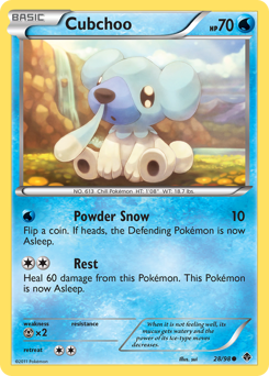 Cubchoo card for Emerging Powers