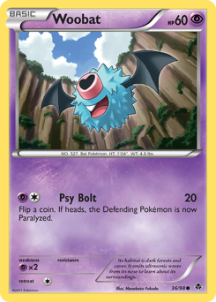 Woobat card for Emerging Powers