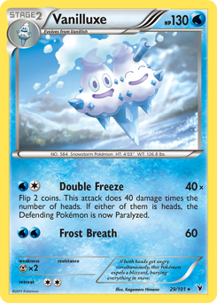 Vanilluxe card for Noble Victories