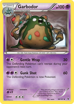 Garbodor card for Noble Victories