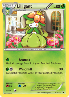 Lilligant card for Noble Victories
