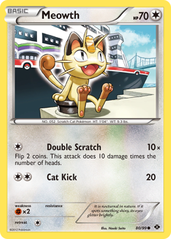 Meowth card for Next Destinies