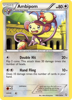 Ambipom card for Dragons Exalted