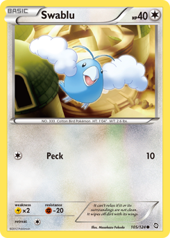 Swablu card for Dragons Exalted