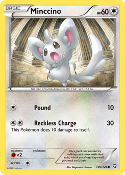 Minccino card for Dragons Exalted