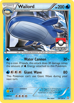 Wailord card for Dragons Exalted