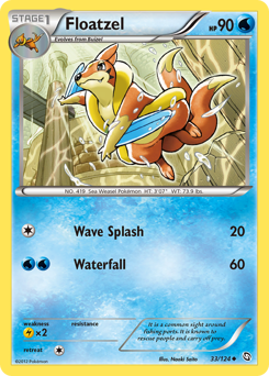 Floatzel card for Dragons Exalted