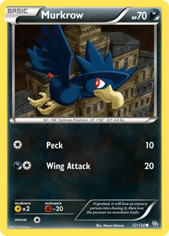 Murkrow card for Dragons Exalted