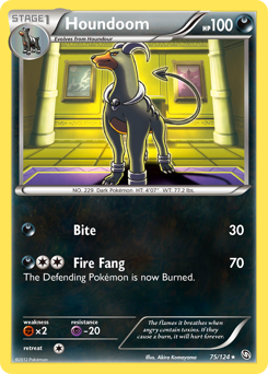 Houndoom card for Dragons Exalted