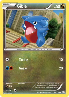 Gible card for Dragons Exalted