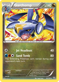 Garchomp card for Dragons Exalted