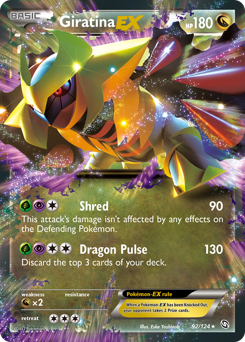 Giratina-EX card for Dragons Exalted