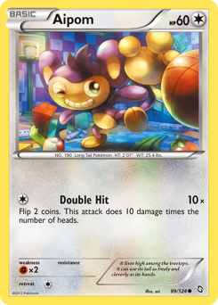 Aipom card for Dragons Exalted